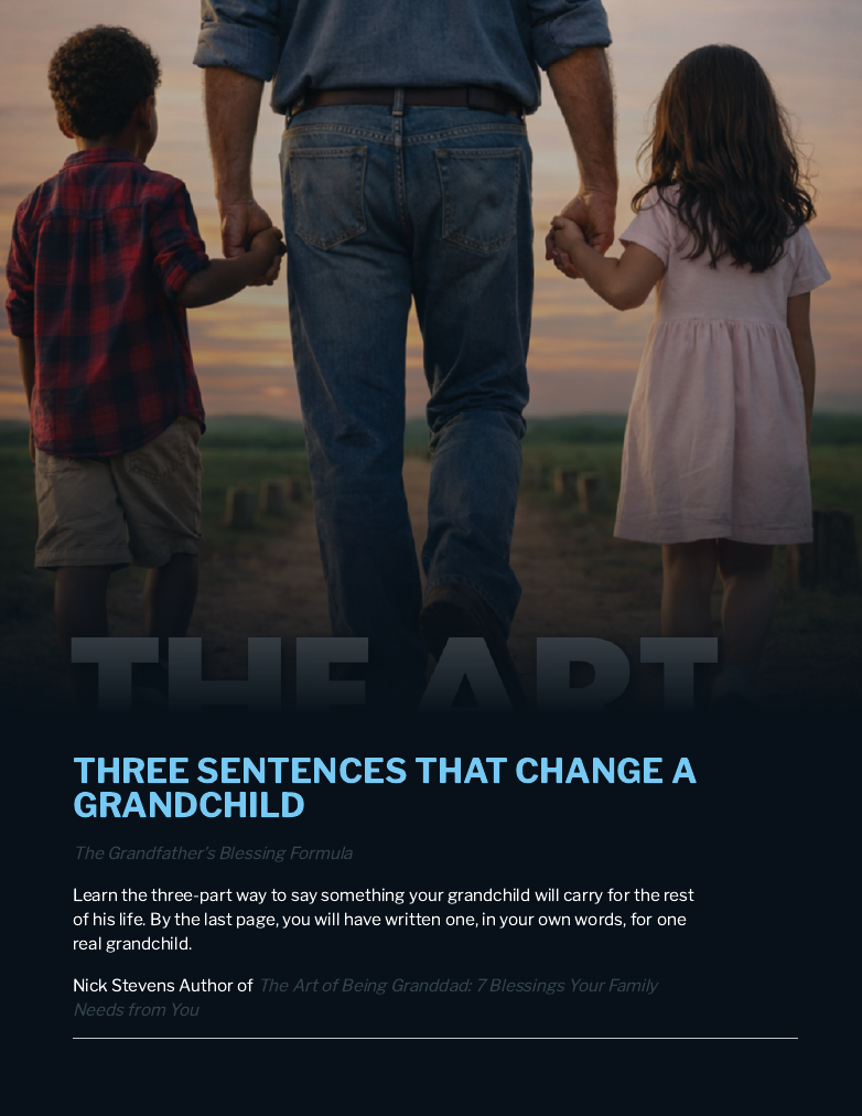 Three Sentences That Change a Grandchild guide cover